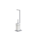 StilHaus U20-08 Chrome Free Standing 2-Function Bathroom Butler